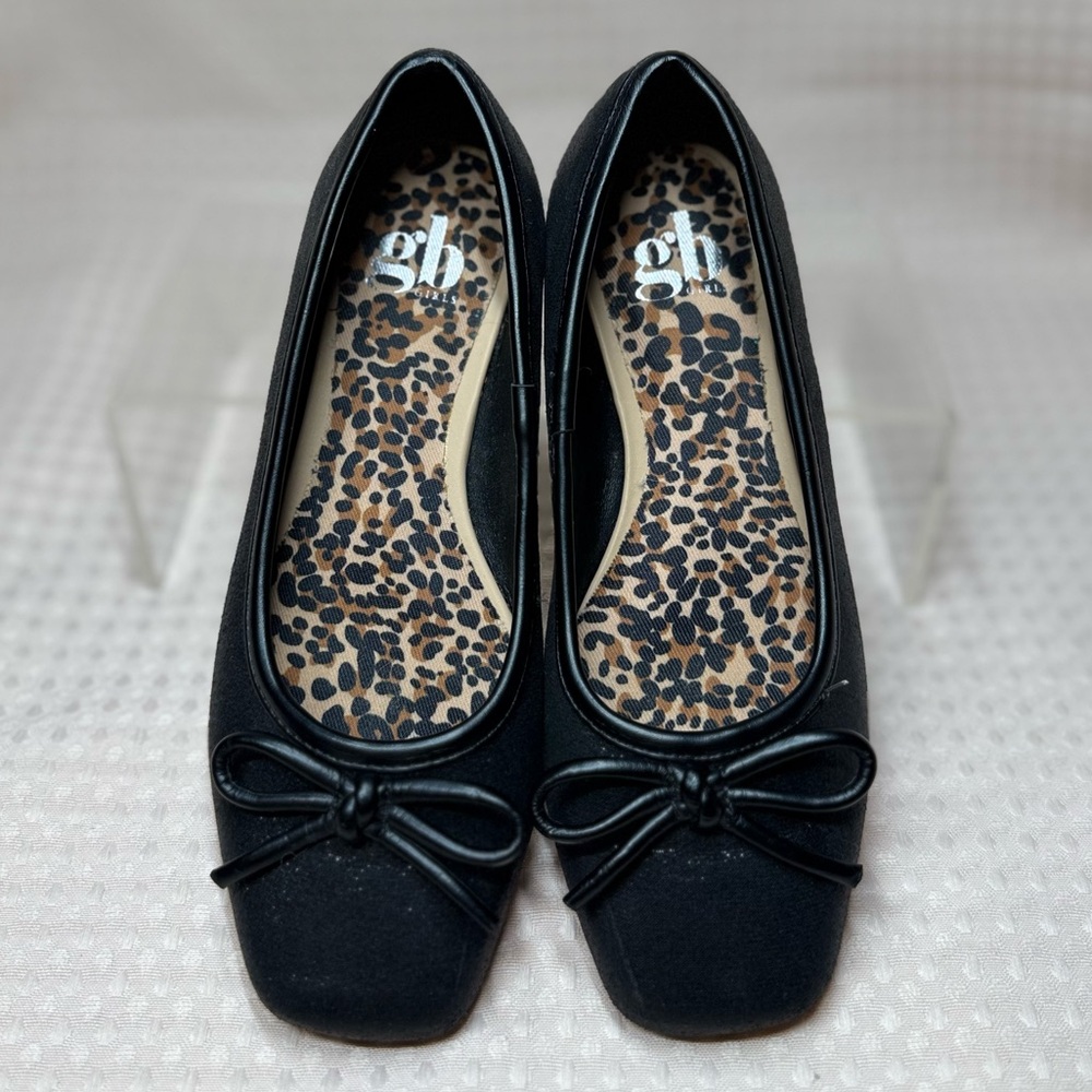 ✨ Pick 2 for $15 ✨ Gianni Bini (GB) Girls Black Bow Flats
